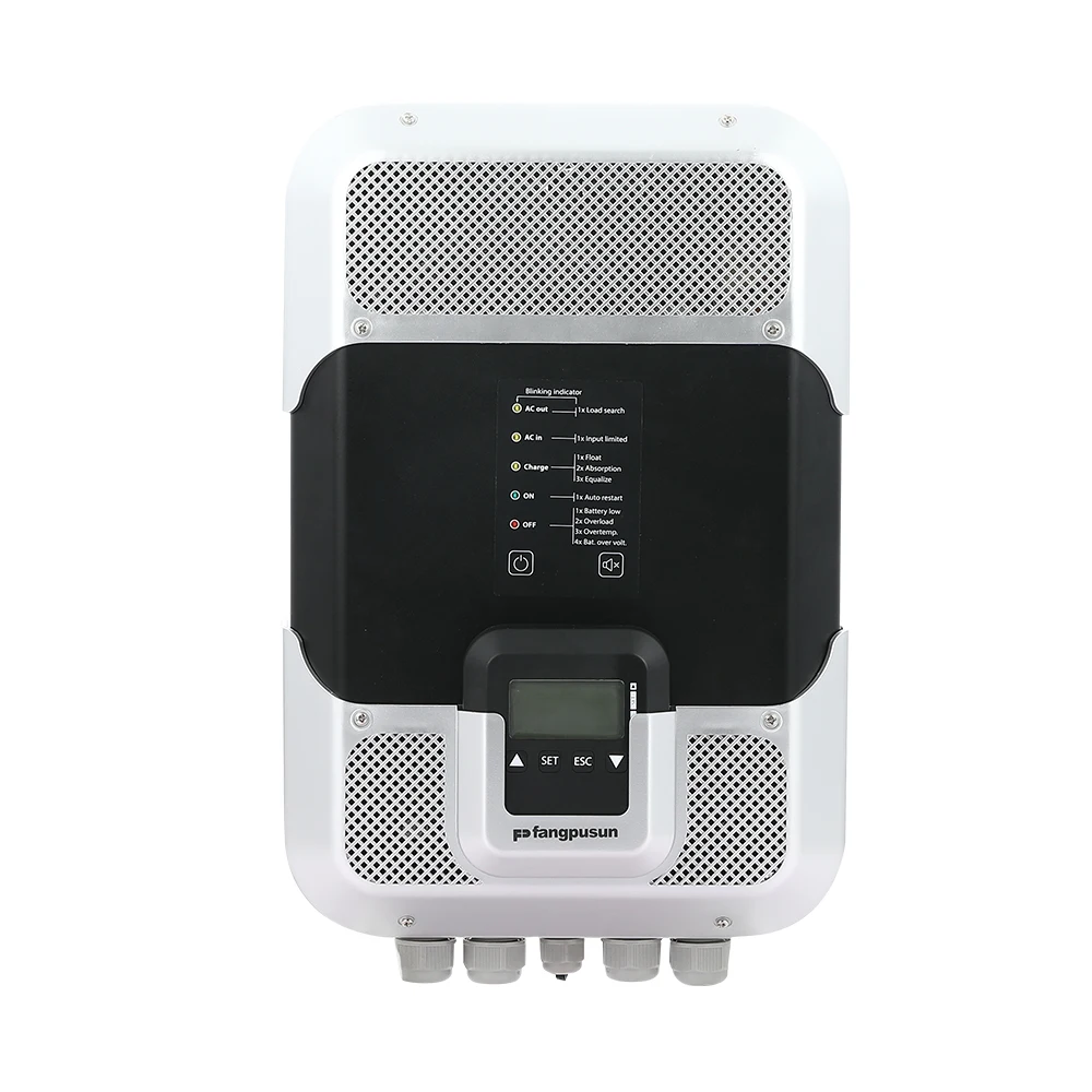 3500va 4000va لنظام الطاقة الكهروضوئية مع Wifi Model1 عاكس للطاقة الشمسية الهجين 12 فولت 24 فولت 48 فولت العاكس الضوئي 1500va 2000va