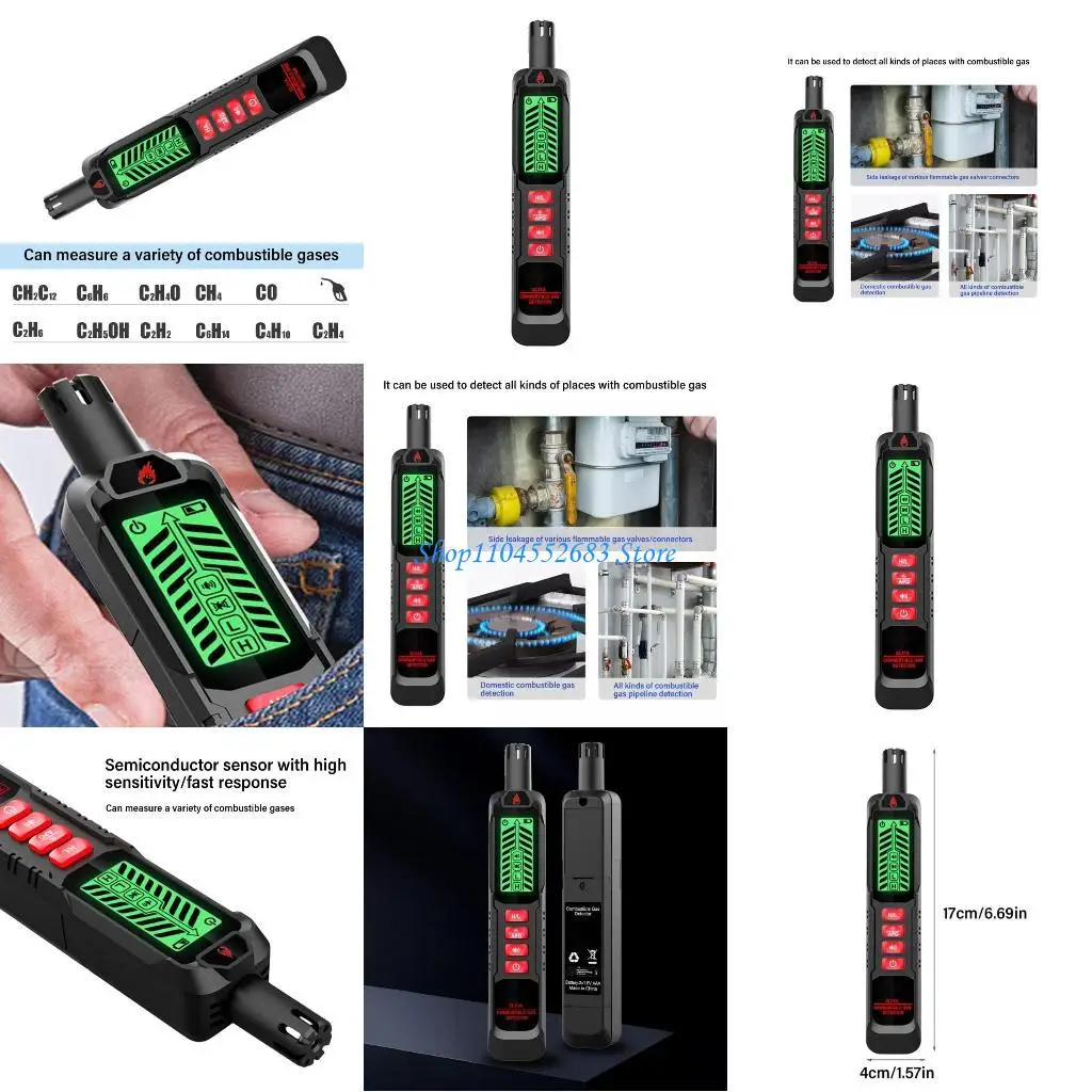 

Y6GD Combustible Gas Leak Detectors Gas Analyzers with Immediate Warning for Construction Workers