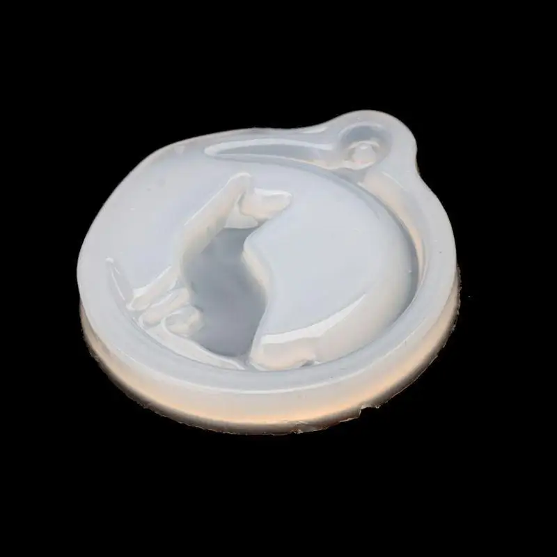 

31BB Moon for Cat Epoxy Casting Molds Crystal Pendant for Christmas Wedding Birthday