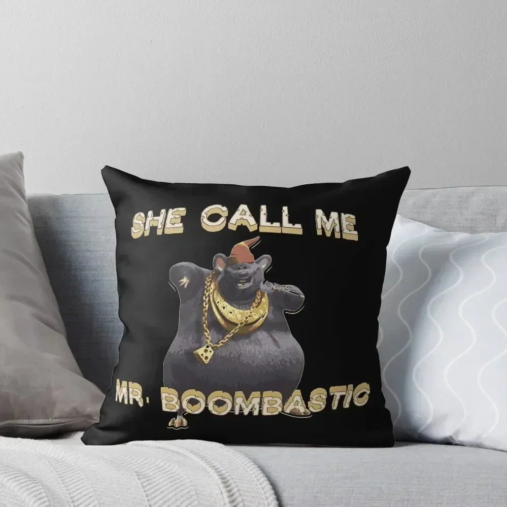 

Biggie Cheese - She Call Me Mr Boombastic Throw Pillow pillow pillowcase Covers For Sofas pillow