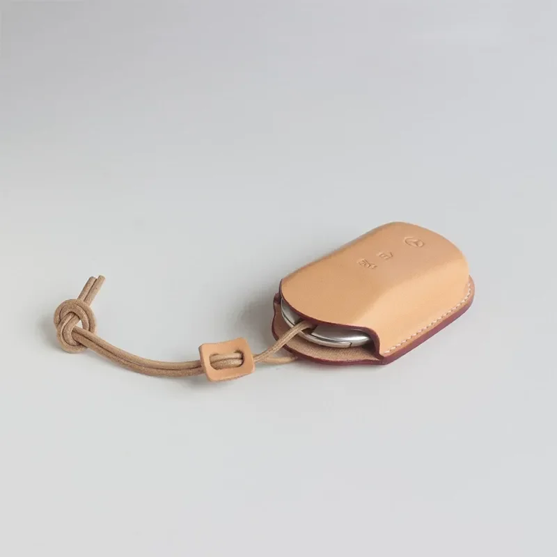for Mercedes-Benz C200L C260L Handmade Custom Leather 3D Full Shaping Exquisite High-End Car Key Cover