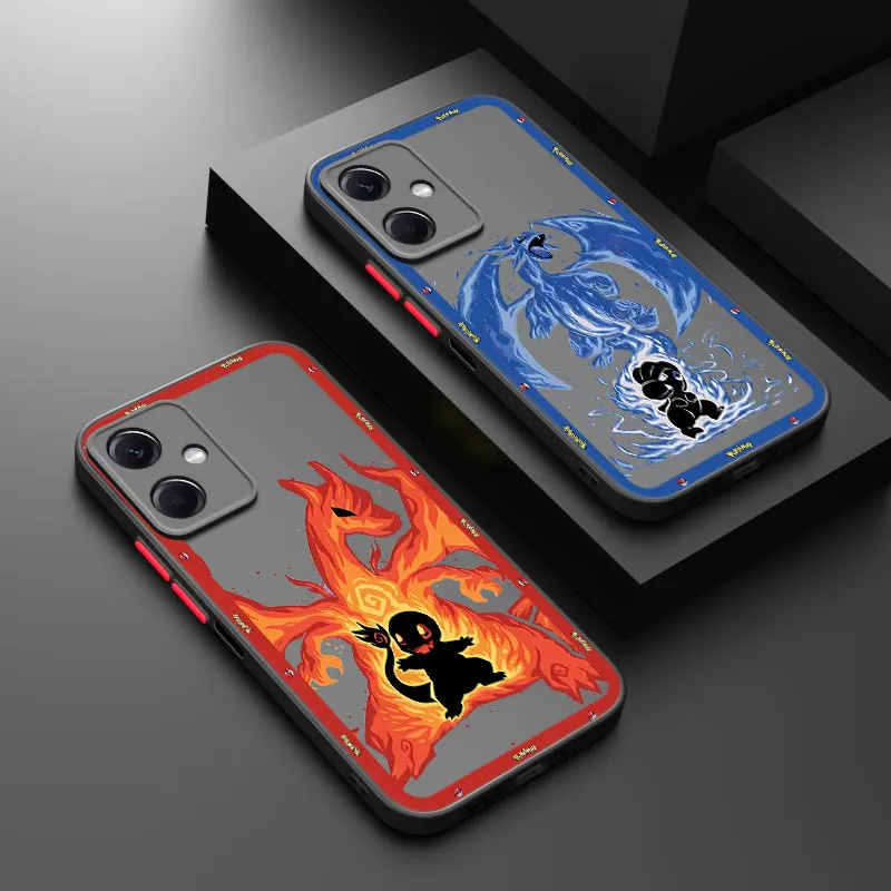 Digimon Monster Adventure Frosted Translucent Phone Case For Xiaomi Redmi Note 10 11 12 13 Pro 9 11S 4G 11E 11T 5G 9S 10S 12S 9T