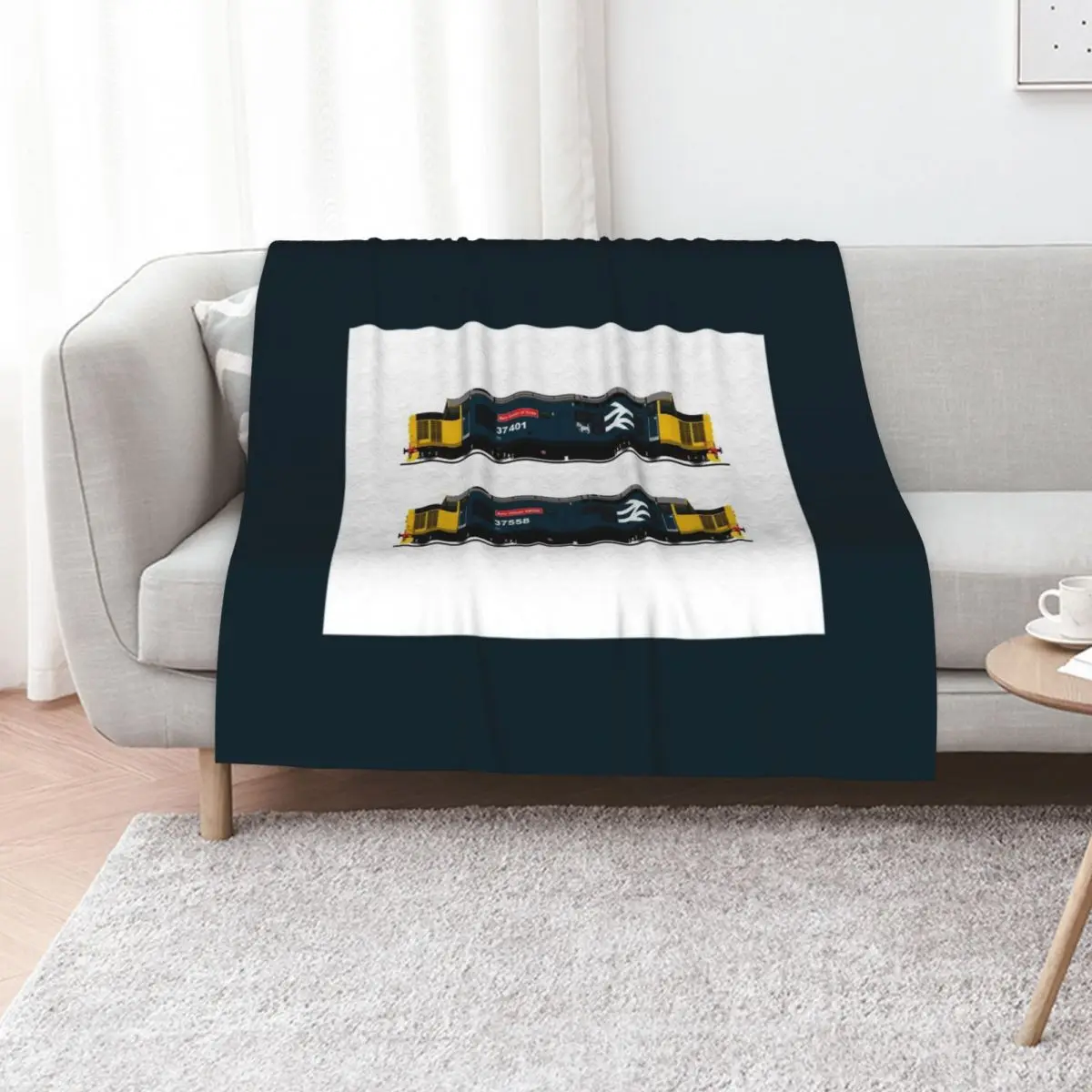 class 37 locomotives Throw Blanket for babies manga christmas decoration Picnic Bed linens Luxury Brand Blankets