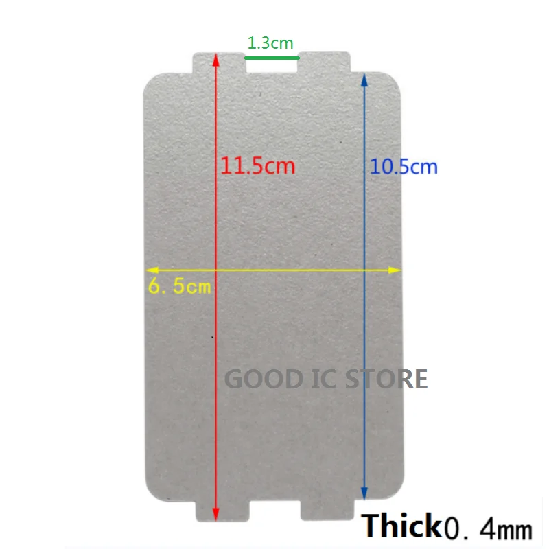 5 قطعة صفائح الميكا 150X120 مللي متر = 15x12 سنتيمتر 116X46 103X60.1 مللي متر 108X99 مللي متر 10.5X6.5 سنتيمتر ملحقات فرن الميكروويف لوح الميكا ، مقاوم للبقع الزيتية