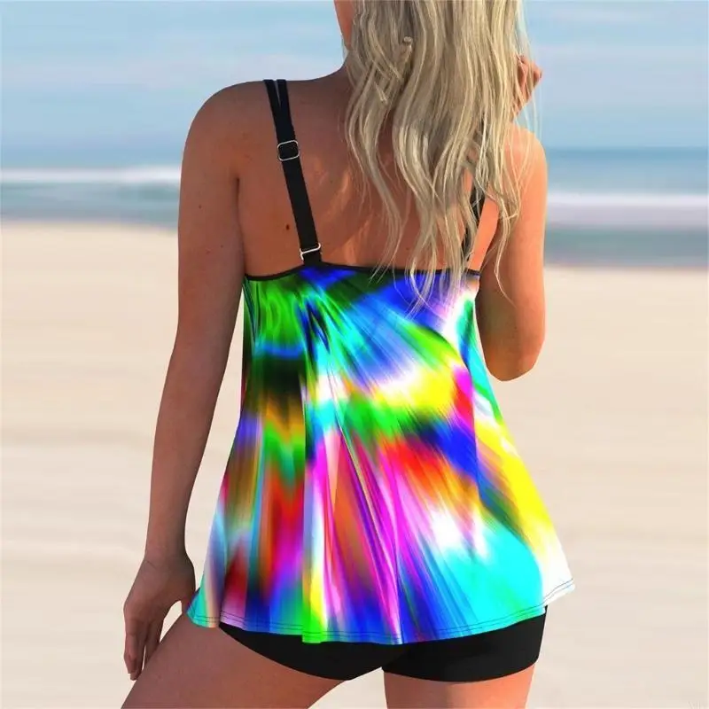 

X9FF Женская пляжная одежда с принтом, мягкая сумка, бикини, сексуальный купальный костюм, комплект купальников