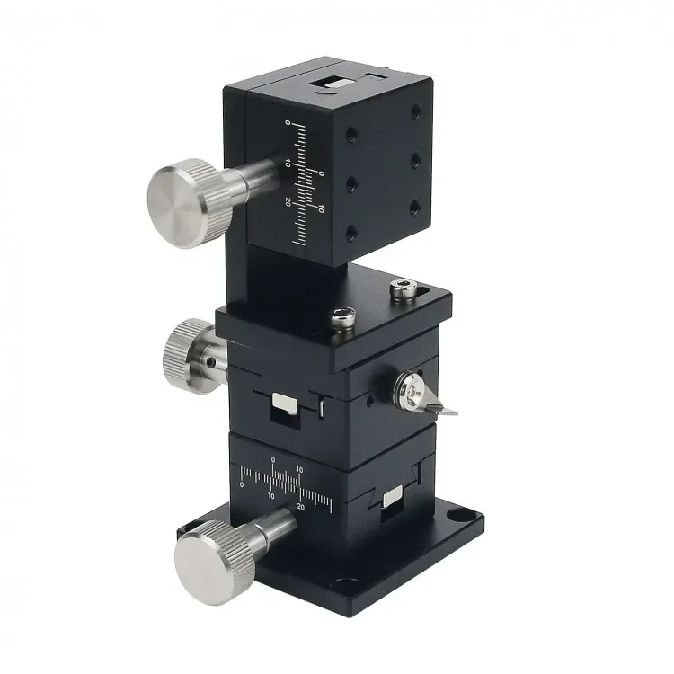 

LWD4040 XYZ 3 Axis 40x40mm High Precision Slide Table Manual Linear Positioning Stage Dovetail for CCD Position Lab Optical