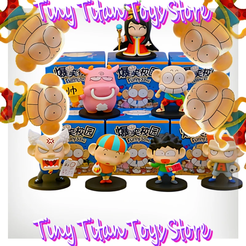 

Новая горячая Распродажа, слепая коробка Happy Campus, мультяшная аниме-фигурка, украшение для рабочего стола, креативная коллекция, детский сюрприз на день рождения, забавный подарок