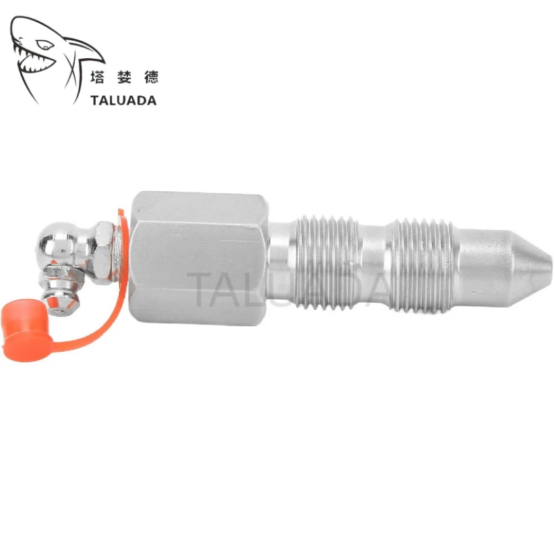 1PCS Oil Cylinder Valve Durable For PC56/60/120 Stainless Steel Track Adjuster Excavator Accessory High Quality 1 Year Warranty