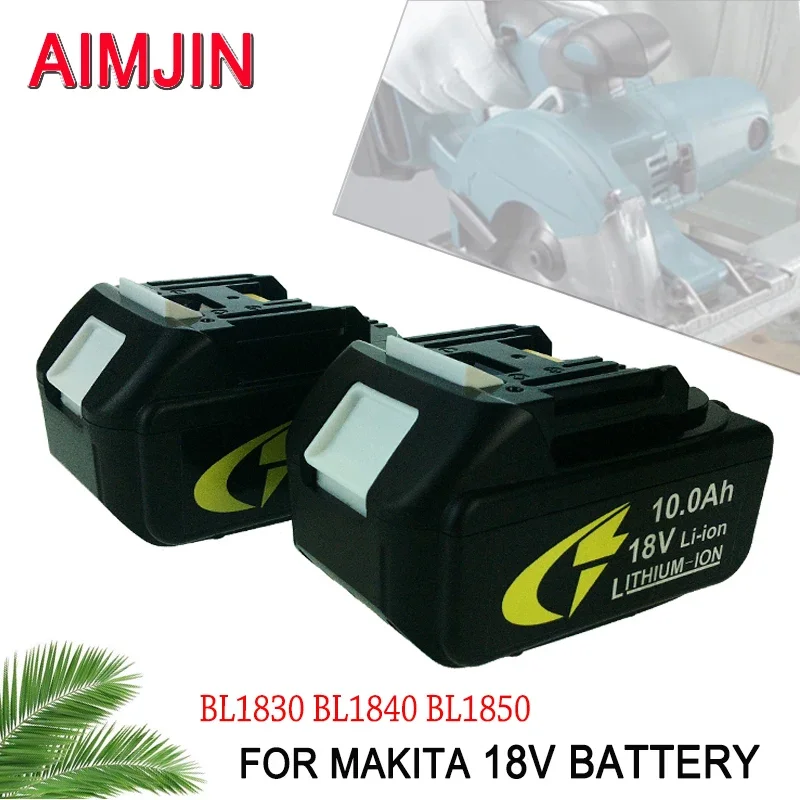 

18V 10000mAh Lithium-ion Rechargeable Battery Suitable for Makita BL1840 BL1840 BL1850 BL1860