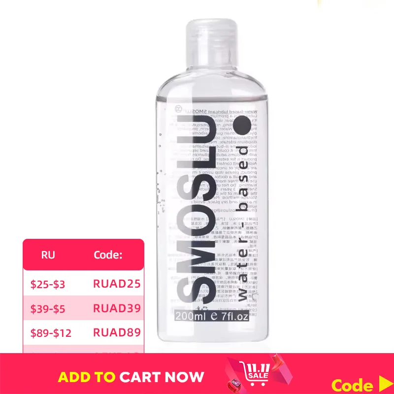 Water-based Lube oil Gay lubricants Anal Lubricant for Session 200ml lubricsate anal Sex Shop