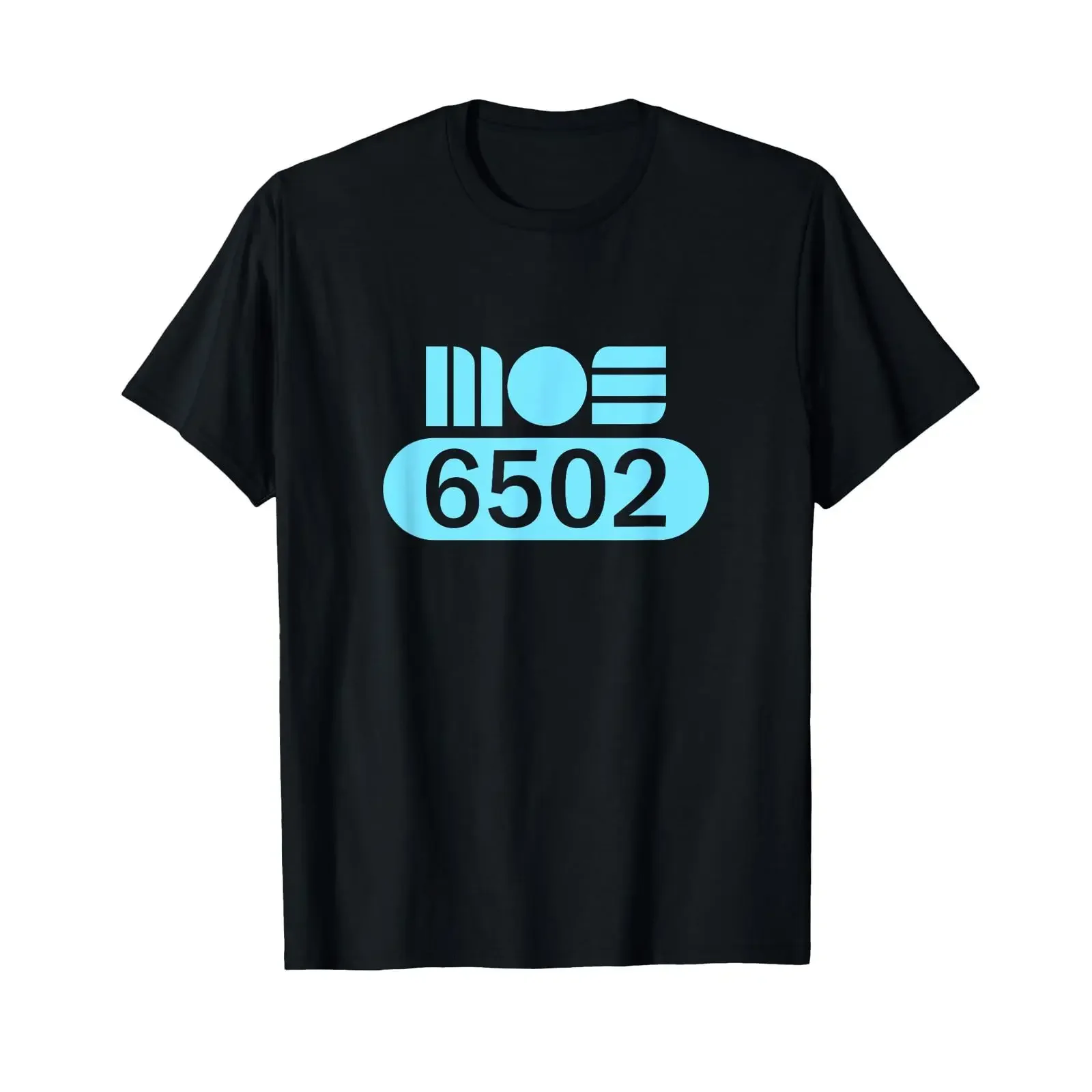 T-shirt noir vintage MOS 6502 CPU Retro Programmer Coder Processor Old School, vêtements de créateur lavés, confortables