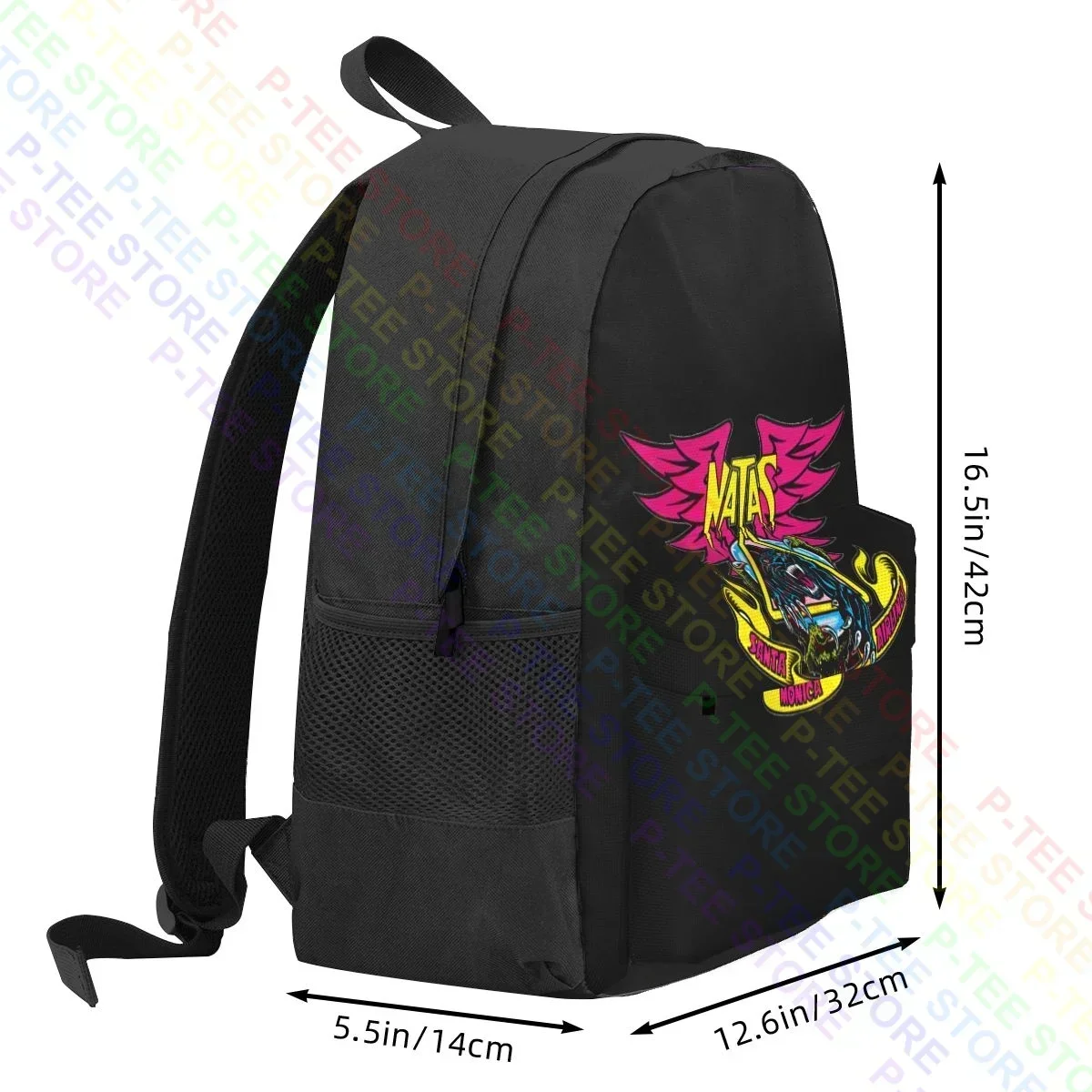 Skate Santa Monica Airlines Sma Natas Kaupas Kitten 01 Large Capacity Backpack Bookbag School Sport Bag