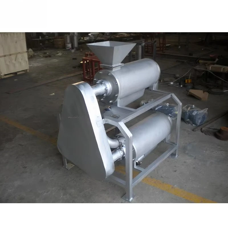Industrial  Capacity Dual Channel Mango Berries Kiwi Grape Tomato Pulp Puree Extracting Making Machine Customized