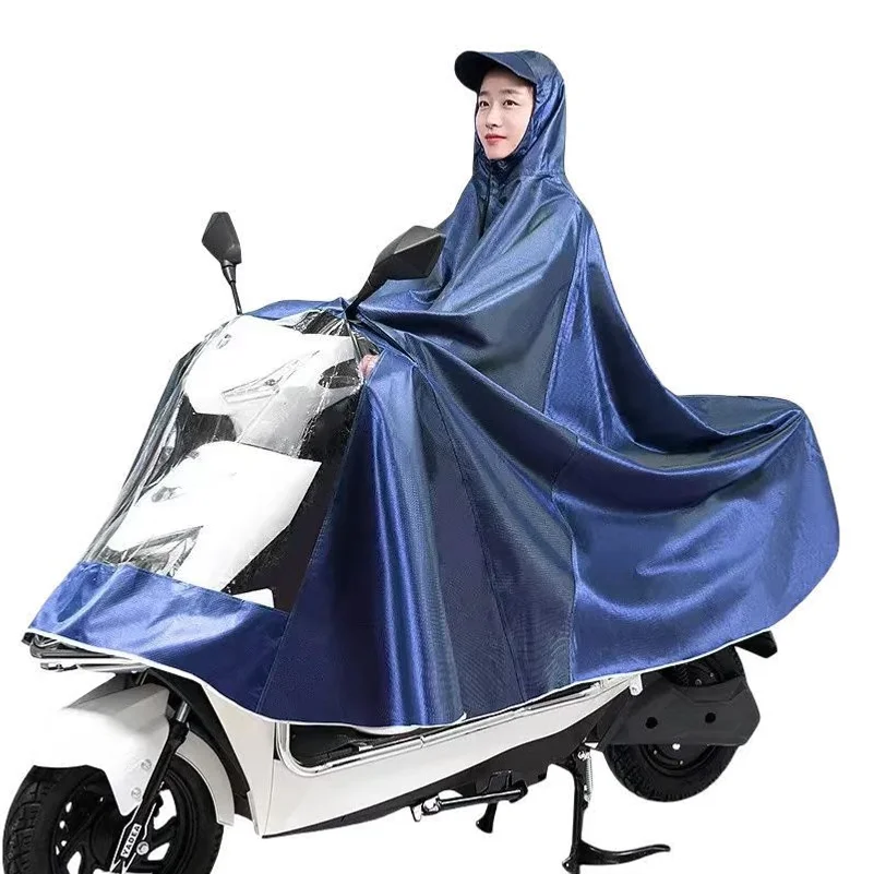 Raincoat for electric scooters, enlarged and thickened, for two-person use, unisex, full-body, rainproof poncho for heavy rain