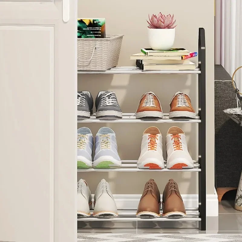 5-layer Creative Home Shoe Rack Home Dormitory Door Storage Rack Shoe Cabinet Component Removable and Easy To Assemble image 6