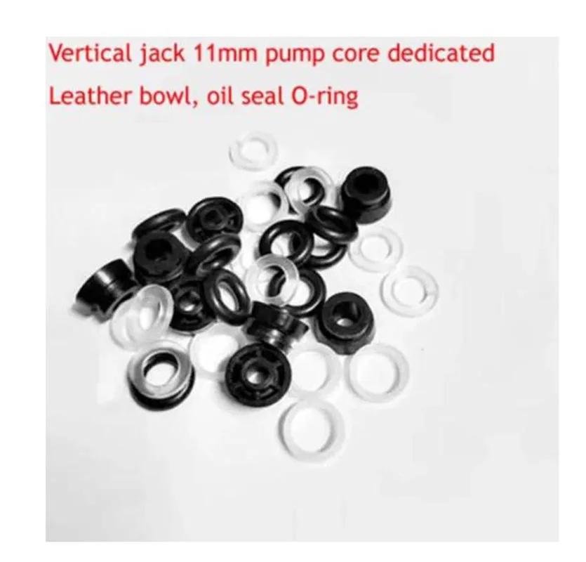 

5Pcs Of Vertical Jack Accessories 11mm 12mm Pump Core Dedicated Leather Bowl Oil Seal O-ring