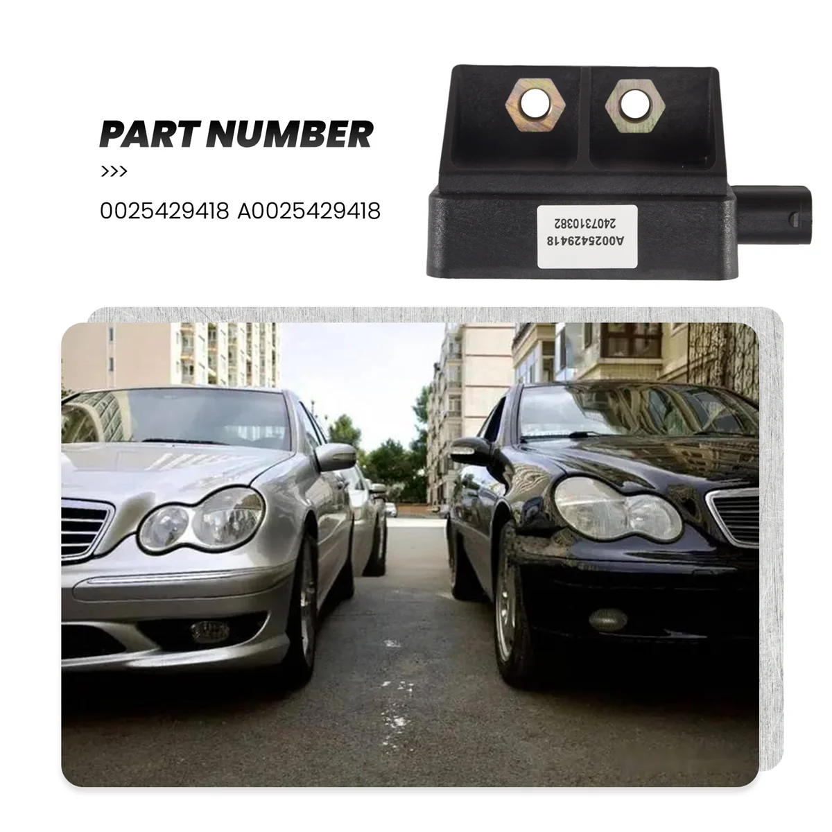 لمرسيدس بنز SLK ML C240 2001-2003 وحدة التحكم في الجر بمستشعر معدل السيارة 0025429418