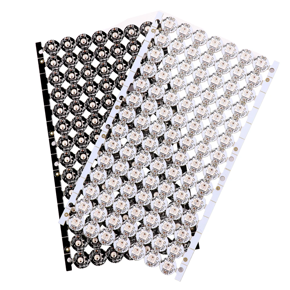 2-1000Pcs Addressable SK6812 3535 RGB LED pixels mini Board (8mm*3mm) heatsink 5V Black PCB / White PCB similar WS2812B