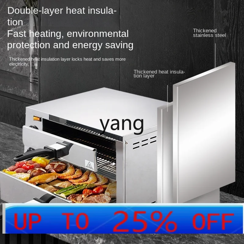 CXX Commercial Large Capacity Baking Cake Electric Oven Single Double Layer Bread Baking Household Electric Oven