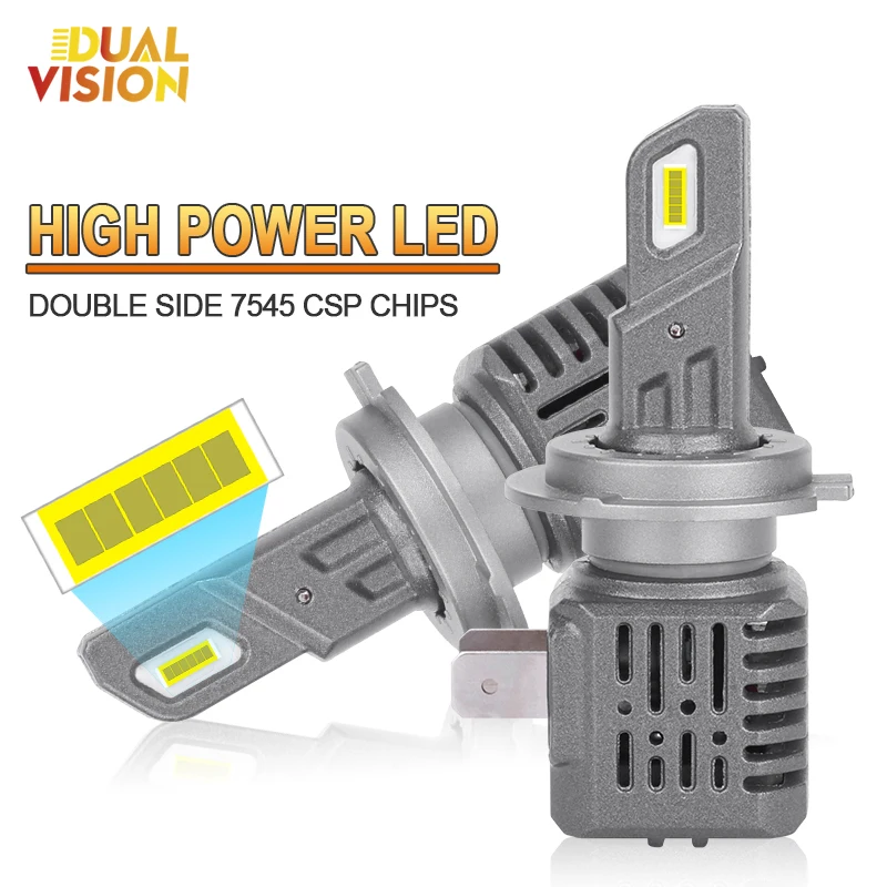 30000LM H7 LED H8 H9 H11 9006 HB4 9005 HB3 H1 Headlight Bulb High Power Car Lamp Super Bright 6000K 12V Plug and Play 2pcs