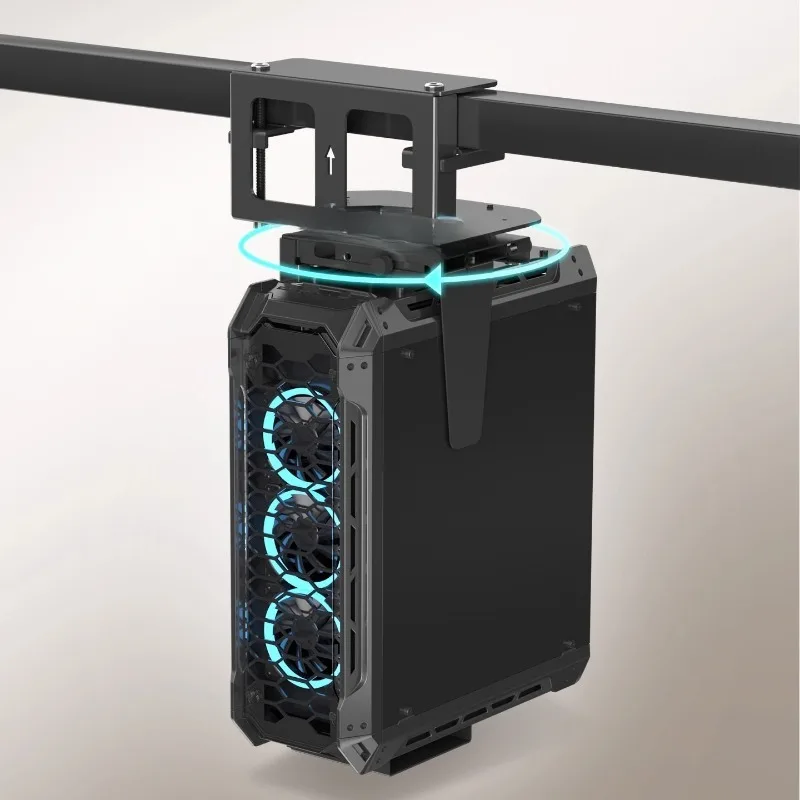 

Host bracket, lifting table, punching-free computer chassis, hanging hanger, hanging host computer hanger, side mounting