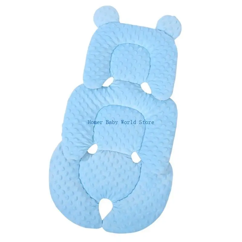 B2QD Ergonomic Infant Basket Liner Cotton Strollers Pad Shockproof Toddlers Cushion for Baby Comfortable and Safety