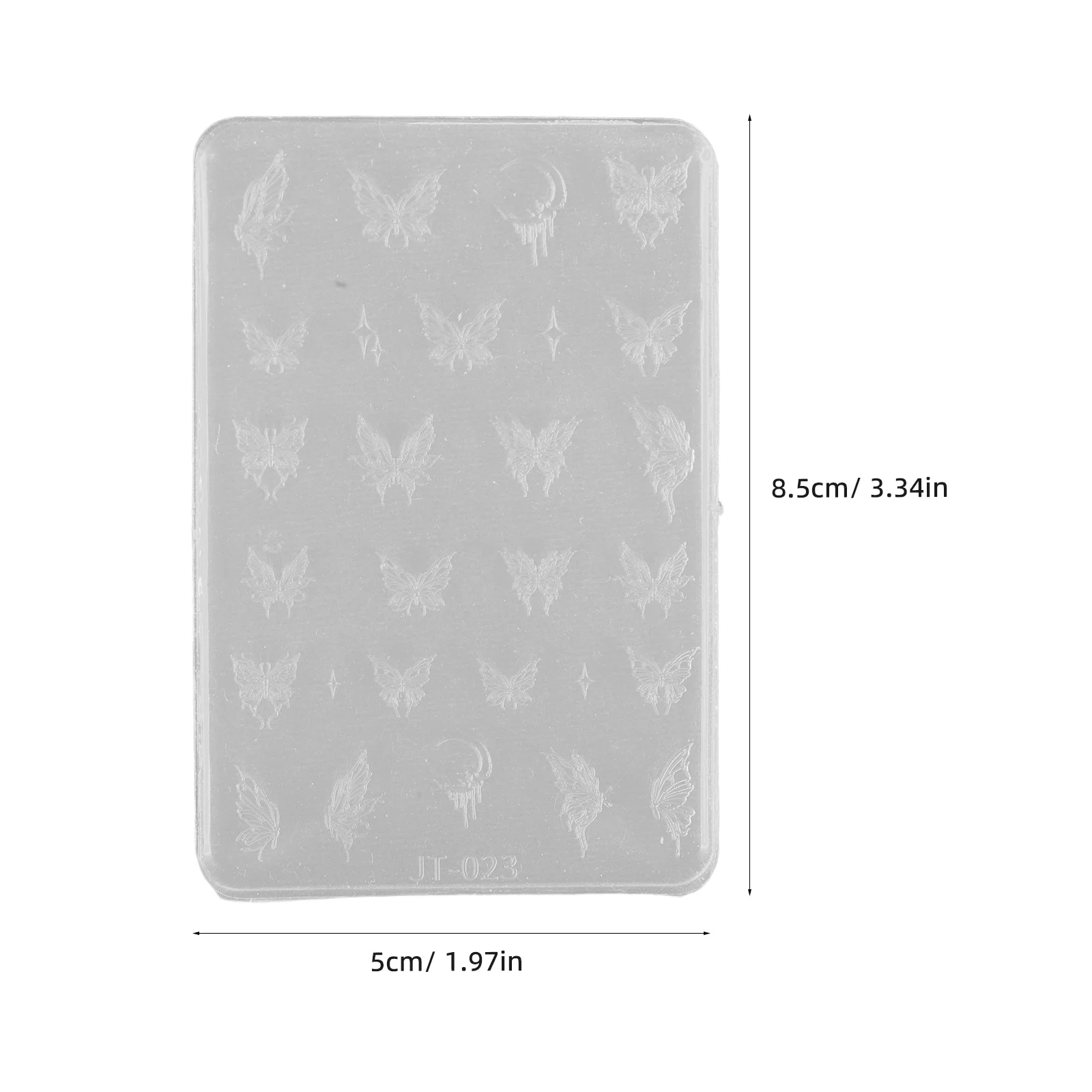 Embossed 3D Nail Charm Silicone Mold DIY Nail Art Decoration Mold Manicure Bohemian Style Clay Molds for Crafts