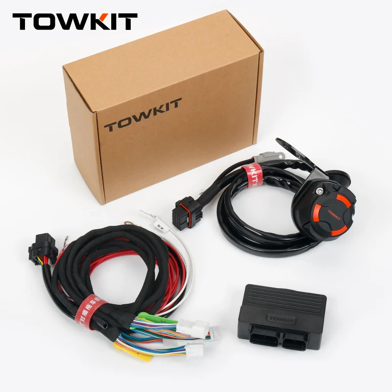 For BYD Song plus Trailer Wiring Harness Kit Eur 13/7 pin trailer RV tail light signal Australia 12/7 pin Trailer controller