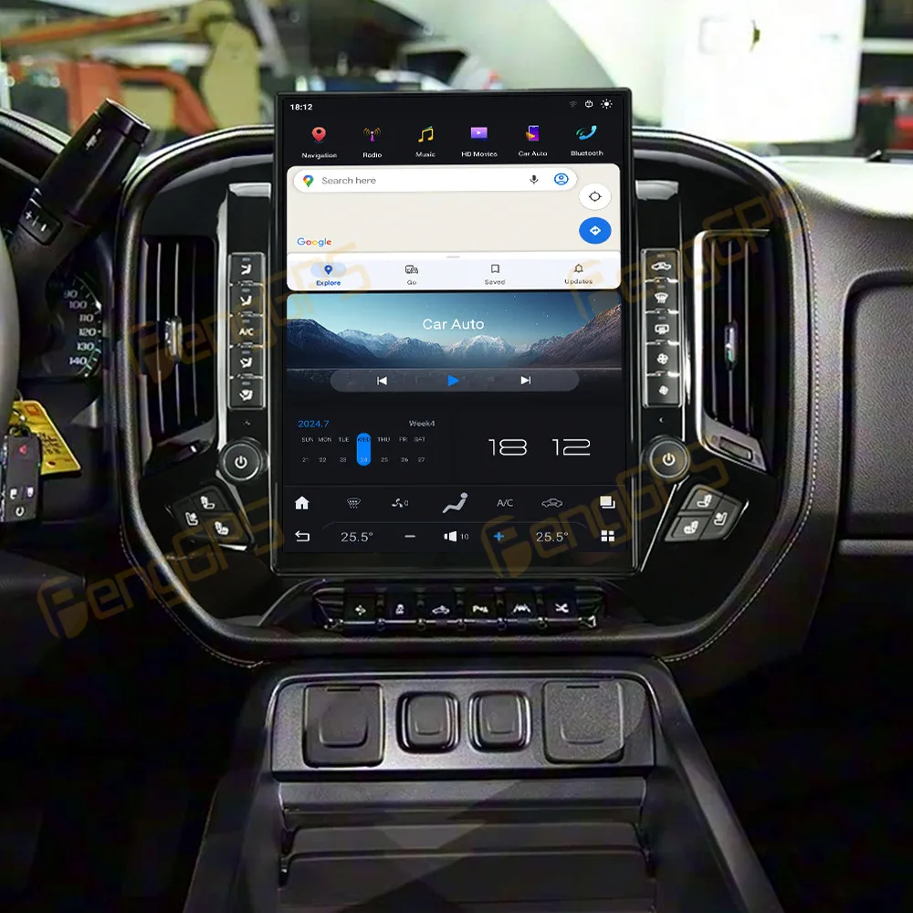 

Car Accessories Radio For Chevrolet Silverado GMC 2014-2019 Android Auto GPS Navigation Multimedia Stereo Receiver Head Unit