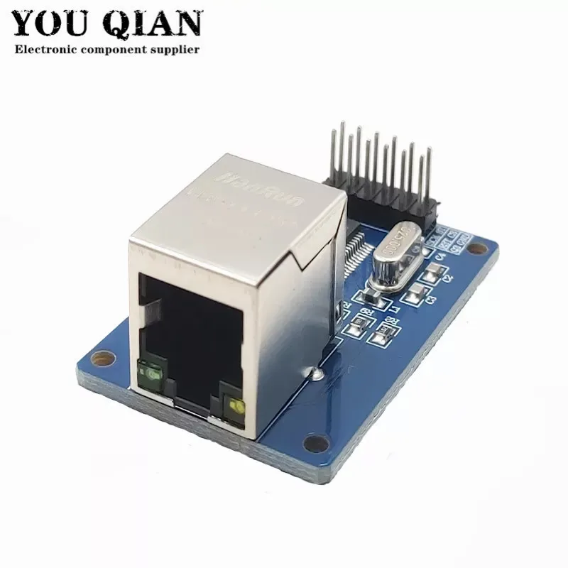 ENC28J60 LAN Ethernet Network Board Module 25MHZ Crystal AVR 51 LPC STM32 3.3V