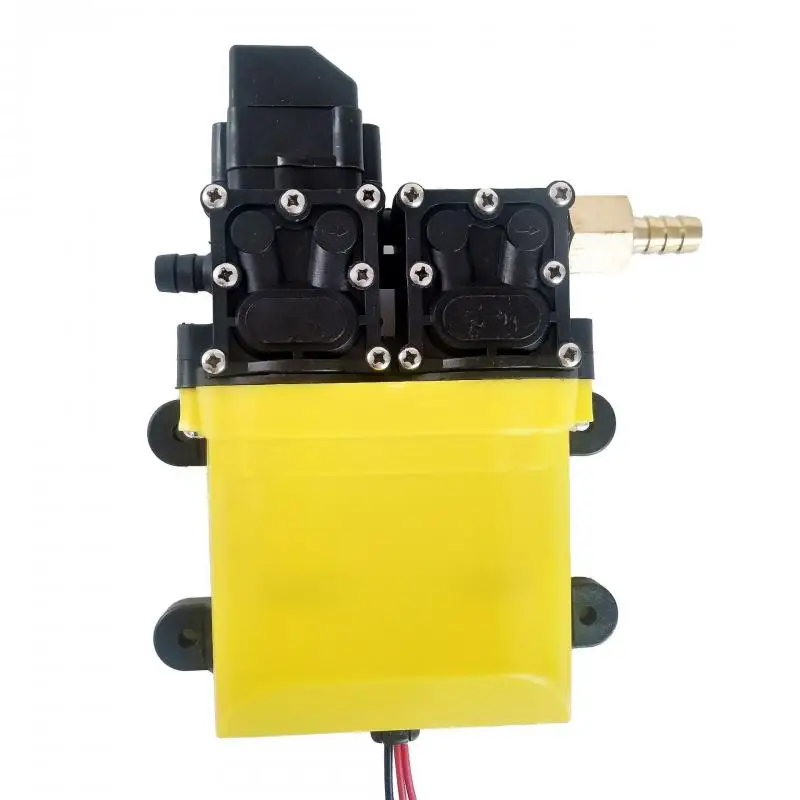 

12V120W8L Large Flow Intelligent Dual-Core Diaphragm Pump with Copper Connection