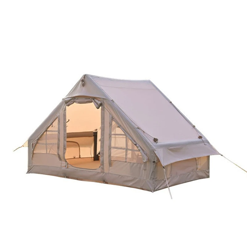

Thickened rainproof hut tent, outdoor camping inflatable tent, camping Oxford cloth ridge type