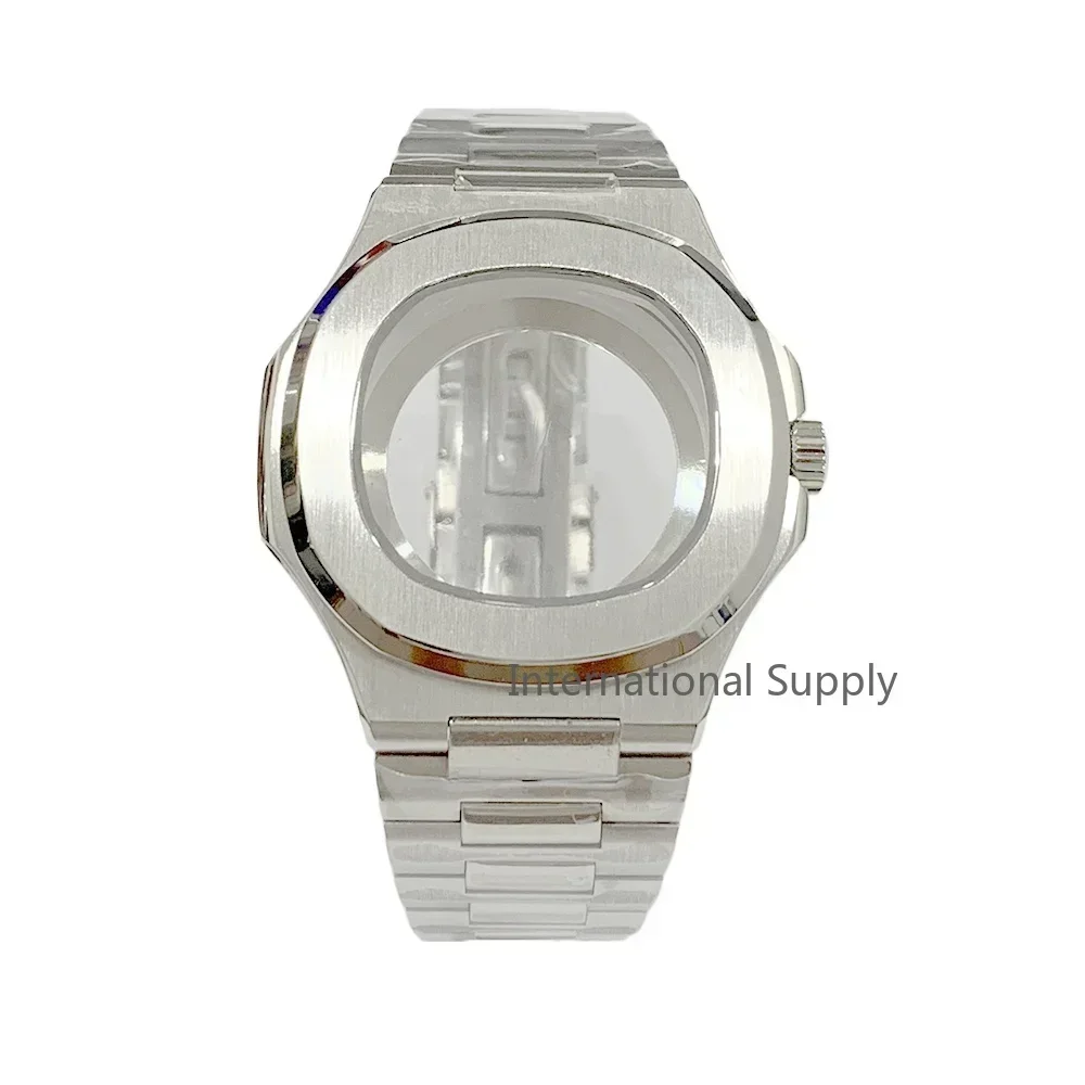 

NH35 42mm Steel Case Sapphire Glass Fit NH34 NH35 NH36 NH70 Movement Watch Accessories Watch Parts For Wristwatches NH35 Dial