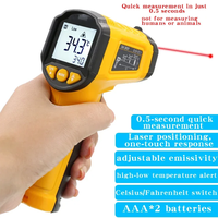 TS380 Infrared Non-Contact  Thermometer Handheld Industrial High-Precision Electronic Temperature Gauge TS600