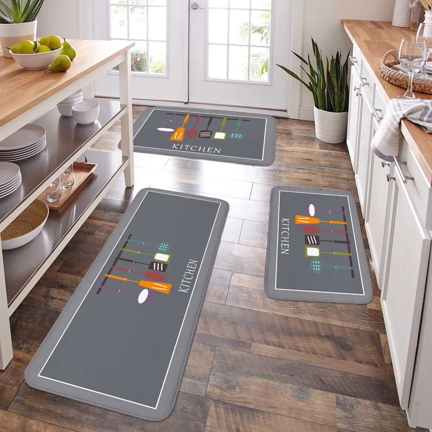 

Multi-purpose Sponge Absorption Kitchen, Bathroom Bathroom Anti-skid, Absorption, Washable Carpet