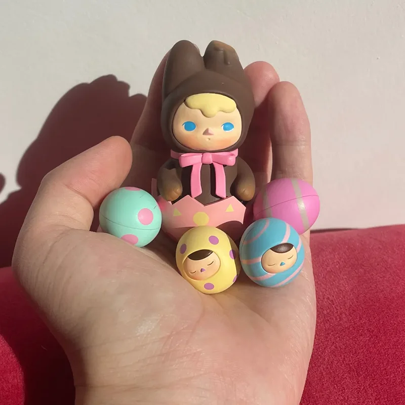 Original Limited Edition Chocolate Bunny Series Pucky Action Figure Toys PVC Pucky Doll Gifts for Kids Lovely Pucky Figure Doll