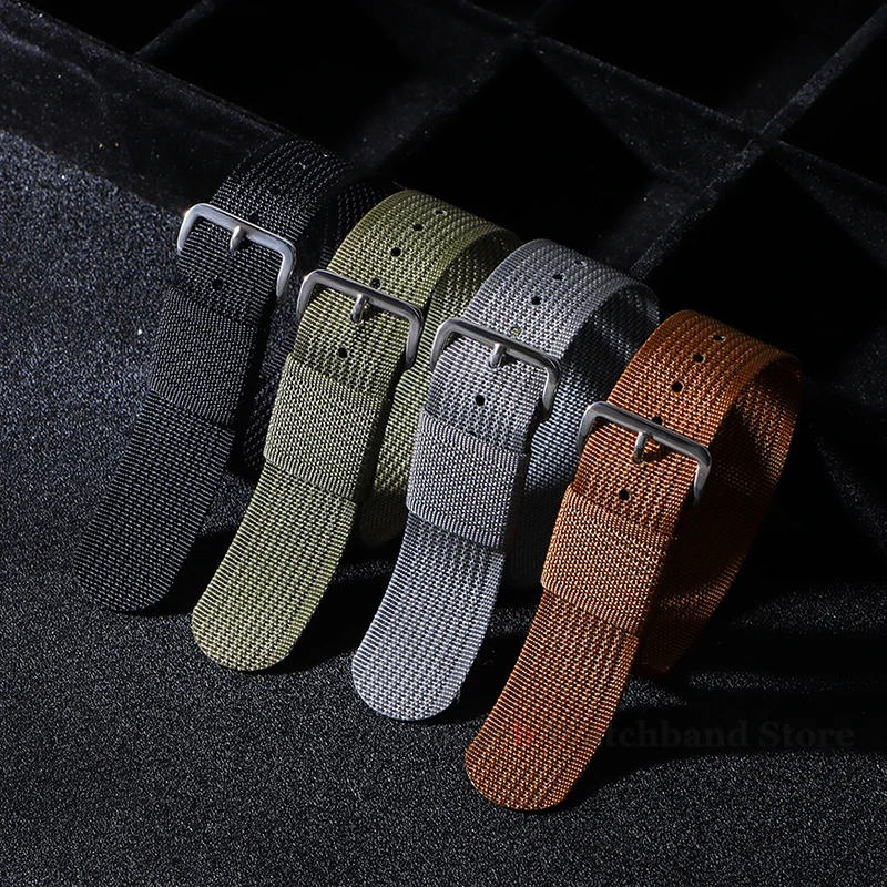 Нейлоновый ремешок, универсальный тканевый браслет 20 мм 22 мм для Samsung Galaxy Watch, военный спортивный ремешок для часов Huawei GT 2 3