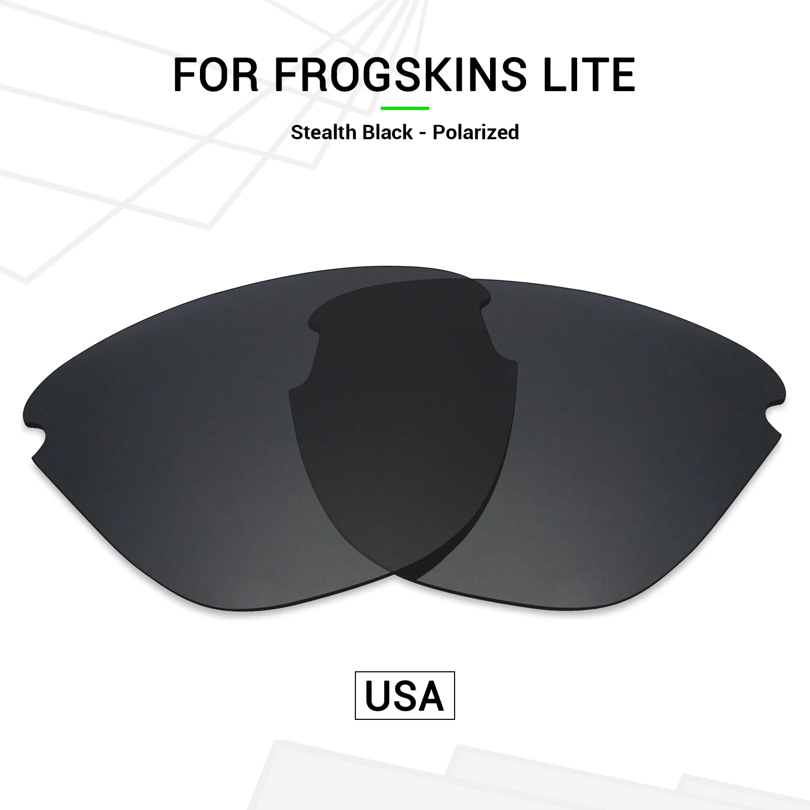 SNARK POLARIZED Replacement Lenses for Oakley Frogskins Lite OO9374 Sunglasses - Multiple Options