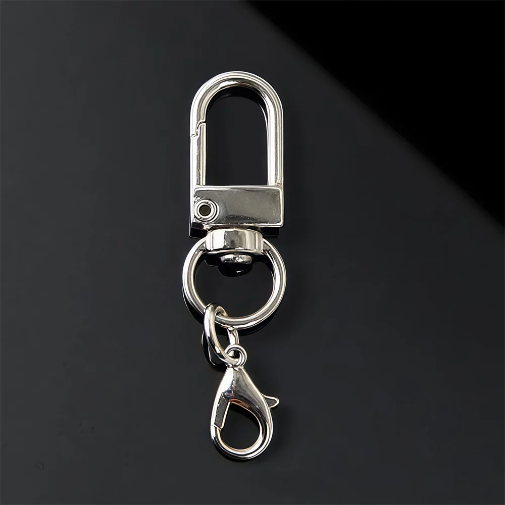 10/50/100 pcs Metal Silver Color Alloy Snap Lobster Clasp Hooks Buckle Connector for DIY Key Chain Bags Pendants Accessories