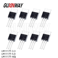 10PCS LM1117T-3.3 TO220 LM1117-3.3 LM1117T 3.3V LM1117 TO-220 LM1117T-5.0 LM1117T-5 LM1117-5.0 LM1117T-ADJ LM1117-ADJ.