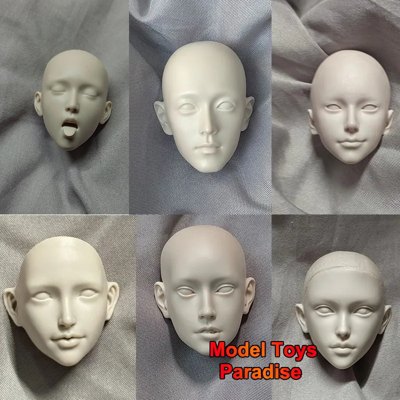 

Неокрашенная модель головы женщины-солдата в масштабе 1/6 для самостоятельной сборки, для тренировок по макияжу, белая, симпатичная, подходит для 12-дюймовых фигурок.