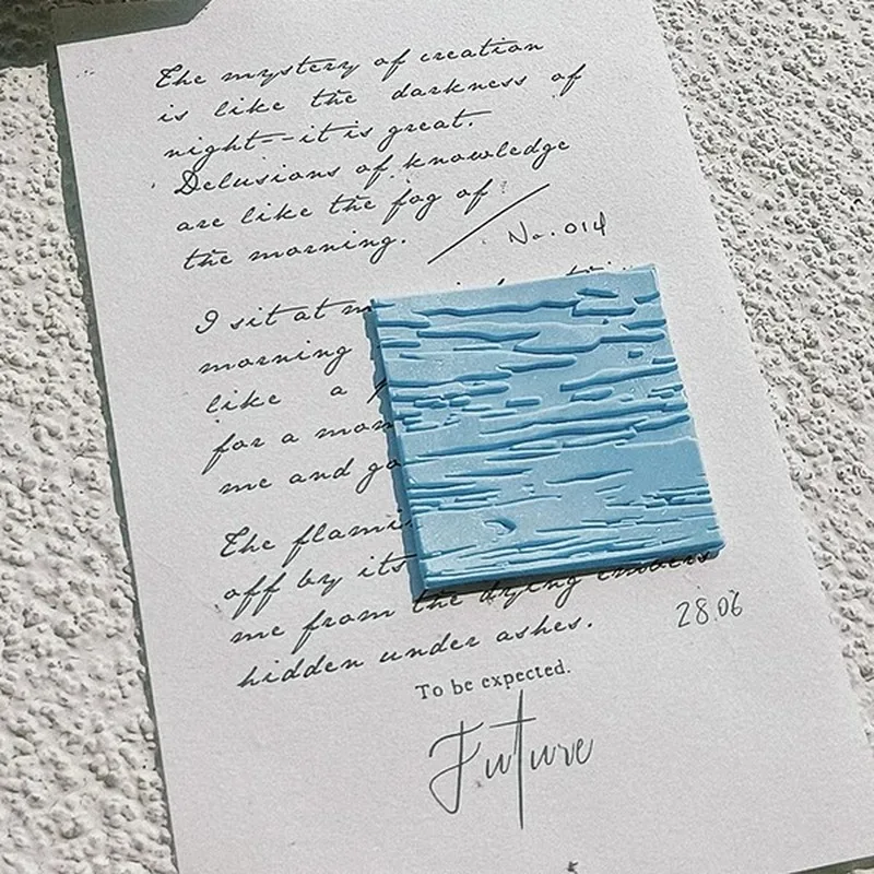 Nuevo sello de cera de 30mm, cabezal de latón ondulado, sello en relieve, cabeza Mental, relieve 3D, sello de pintura de fuego, juguete DIY, sellado de sobres para álbum de recortes