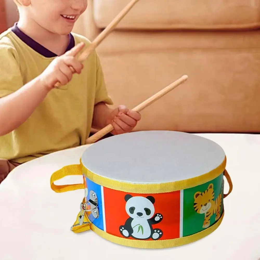 

Double Sided Instrument Hand Drum Toys Montessori Learning Musical Instrument Toys Portable Beat Wood Kids Drum Toys