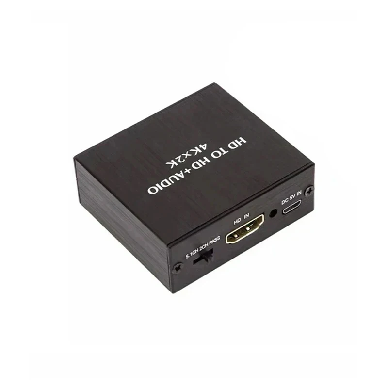 4K x 2K Video Audio Extractor HDMI-Compatible to 3.5MM Audio Converter SPDIF Optical TOSLINK Stereo Out Splitter Adapter