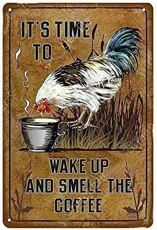 Funny Metal Sign Chicken Duck Egg Pig Pork Easter Mother;s Day Cafe Bar Pub Bedroom Room Decoration Tin Sign Painting-aluminum