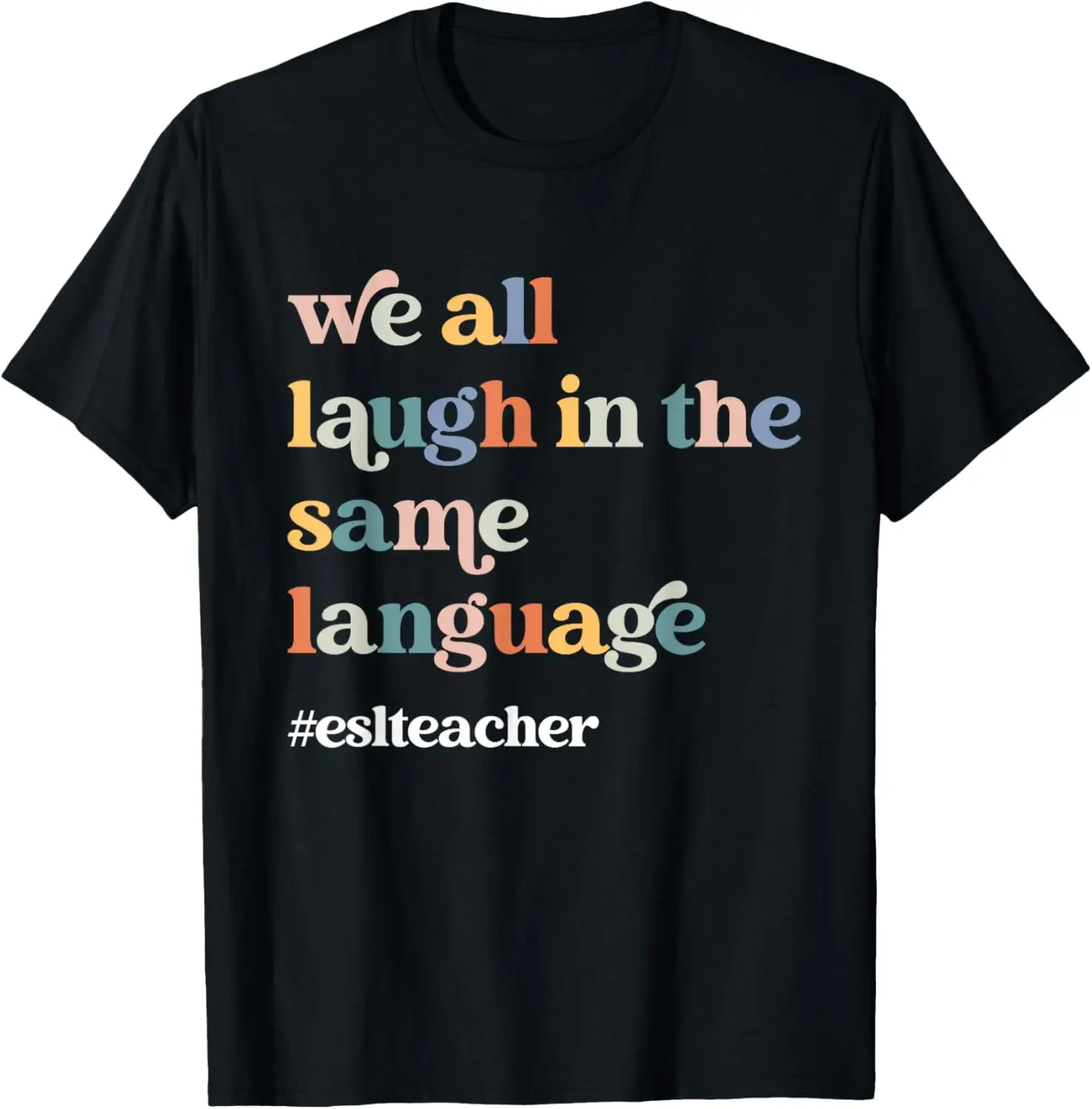 ESL Teacher ESOL Student Cute Retro Back To School First Day T-Shirt