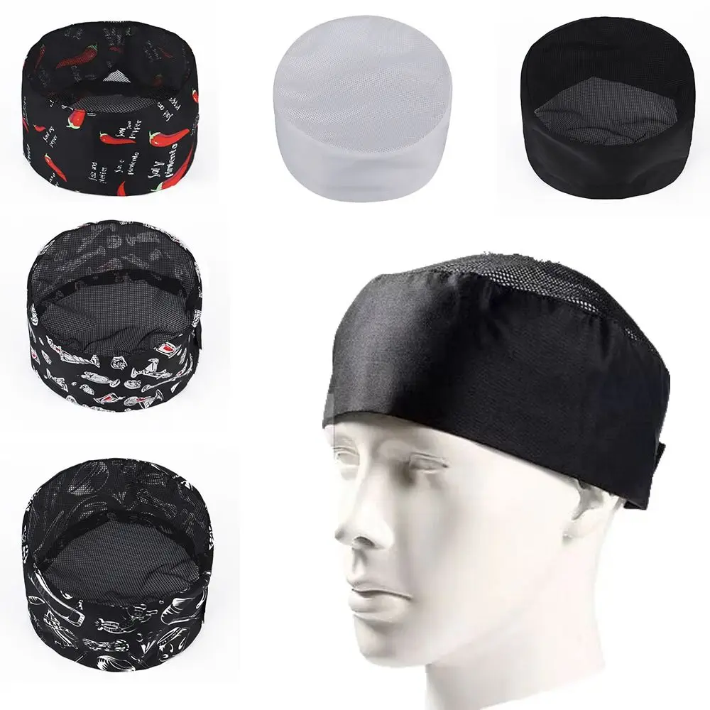 Headwear Chef Hat Men&Women Restaurant Kitchen Flat Cap Boat Caps Cook Cap Work Hat Restaurant Canteen Bakery Kitchen