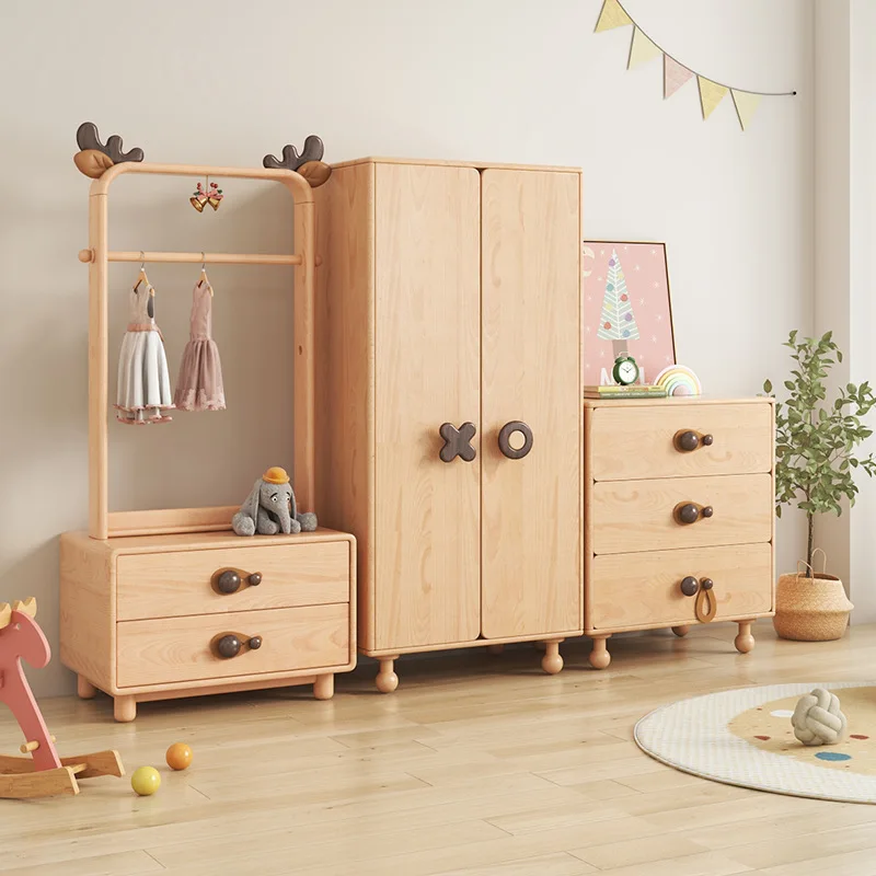 

Customizable Solid Wood Storage Home Bedroom Japanese Locker