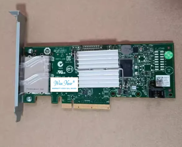 

DELL H200E 12DNW SAS RAID Controller Pass-through Card with Two External 8088 Interfaces 012DNW