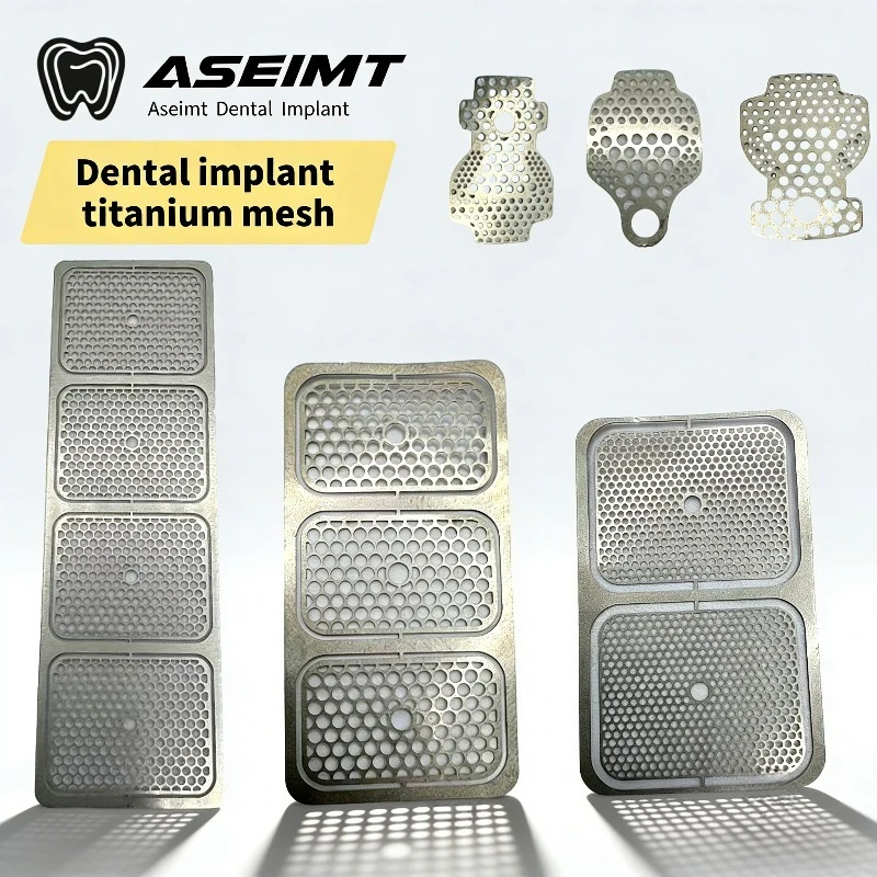 

Dental Titanium Mesh Bone Incremental Membrane Implant Dental Sidewall Bone Regeneration Nails Safe Titanium Plates Flexible GBR